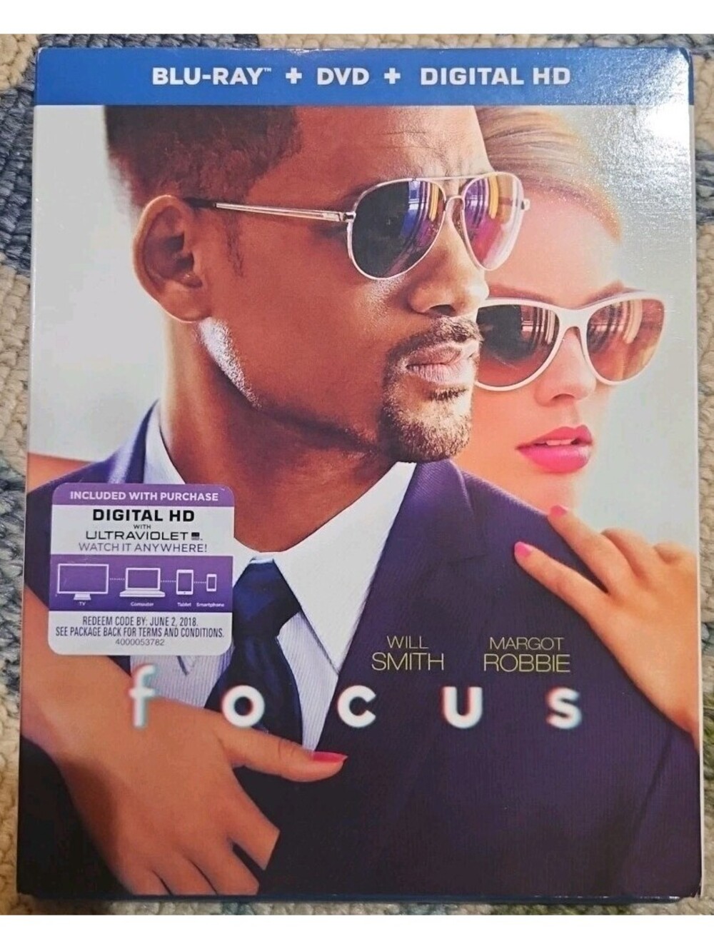 Focus (Blu-ray, 2015) new